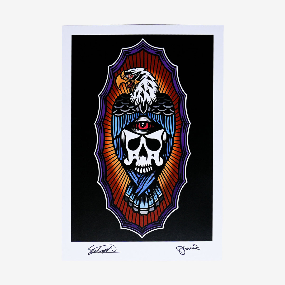 Hawks On The Run - FOUNDERS EDITION SIGNED ARTPRINT