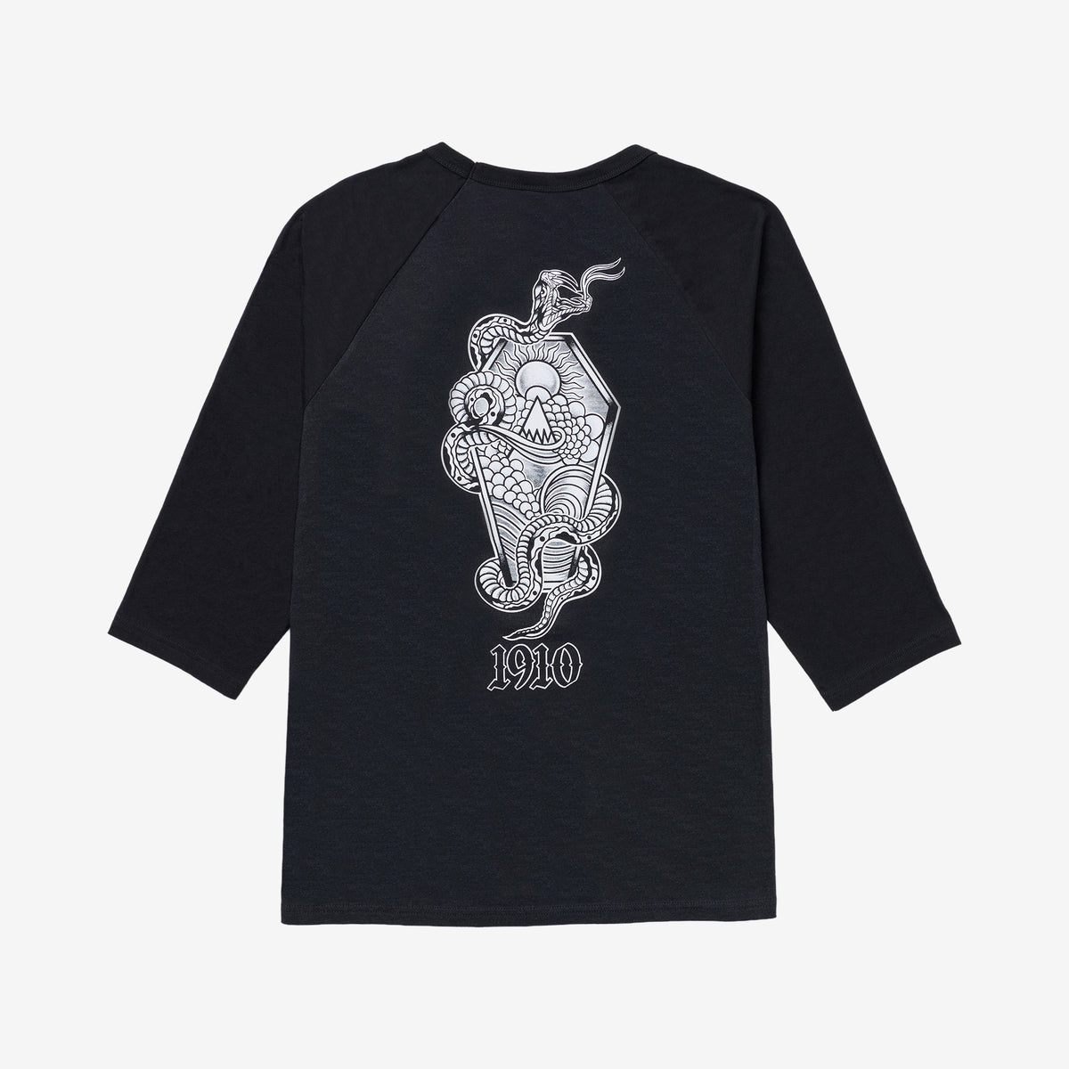 Age Of Winters Blacked Out L/S Raglan T-Shirt