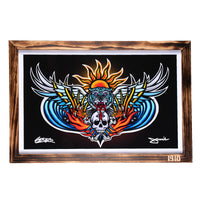 DEATH FROM ABOVE - FRAMED ART PRINT - OPEN EDITION FIRST RELEASE