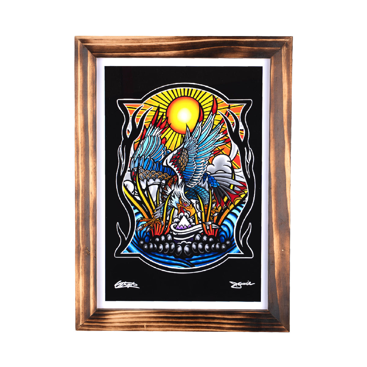 OJO ROJO - FRAMED ART PRINT - OPEN EDITION FIRST RELEASE