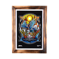 OJO ROJO - FRAMED ART PRINT - OPEN EDITION FIRST RELEASE