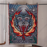 HELLRAISER TAPESTRY BLANKET 72" x 54" - MADE IN USA