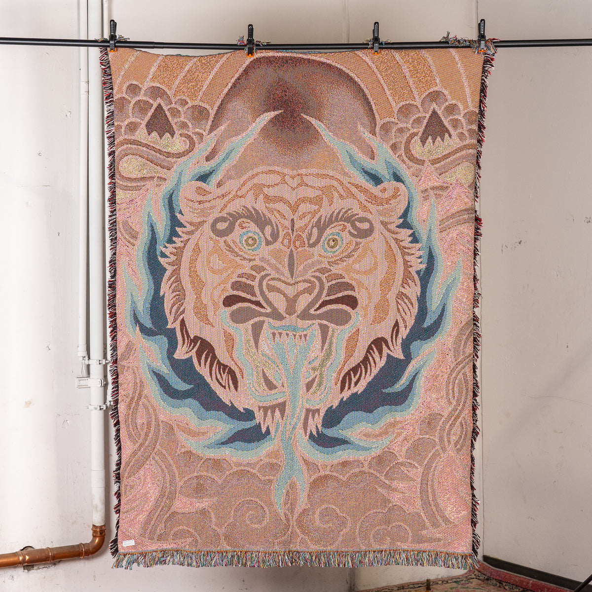 HELLRAISER TAPESTRY BLANKET 72" x 54" - MADE IN USA