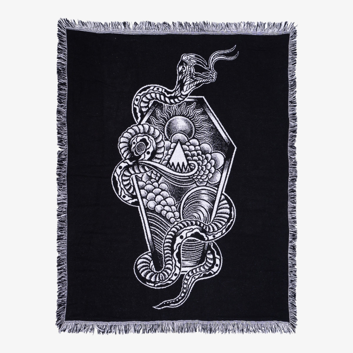 AGE OF WINTER TAPESTRY BLANKET 60" x 50" - MADE IN USA