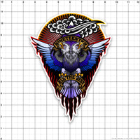 Where Eagles Dare Die-Cut Vinyl Sticker - 7.1" x 9.5"