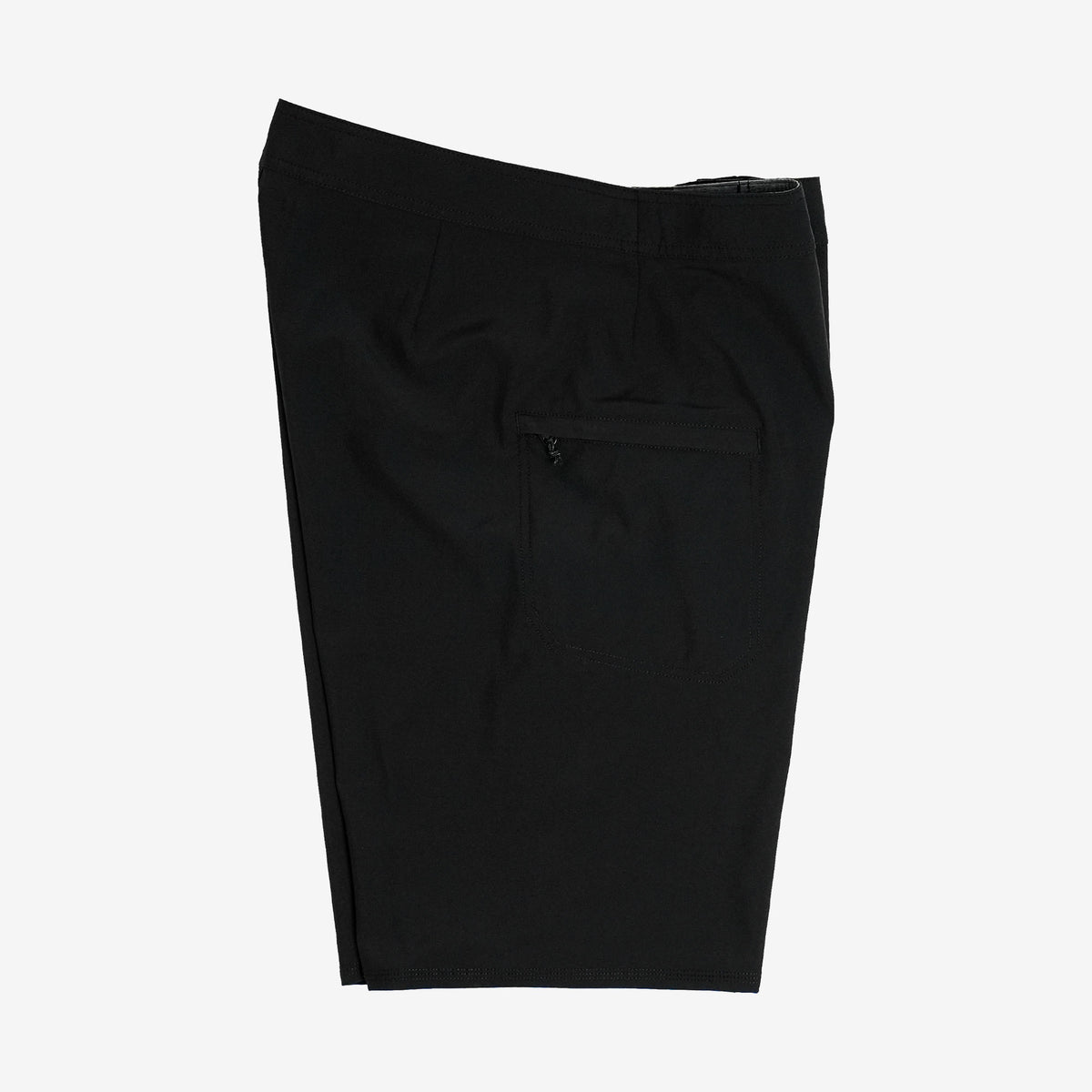 Hot Snake Trunks - Solid Black – 21" 4-Way Stretch Boardshort