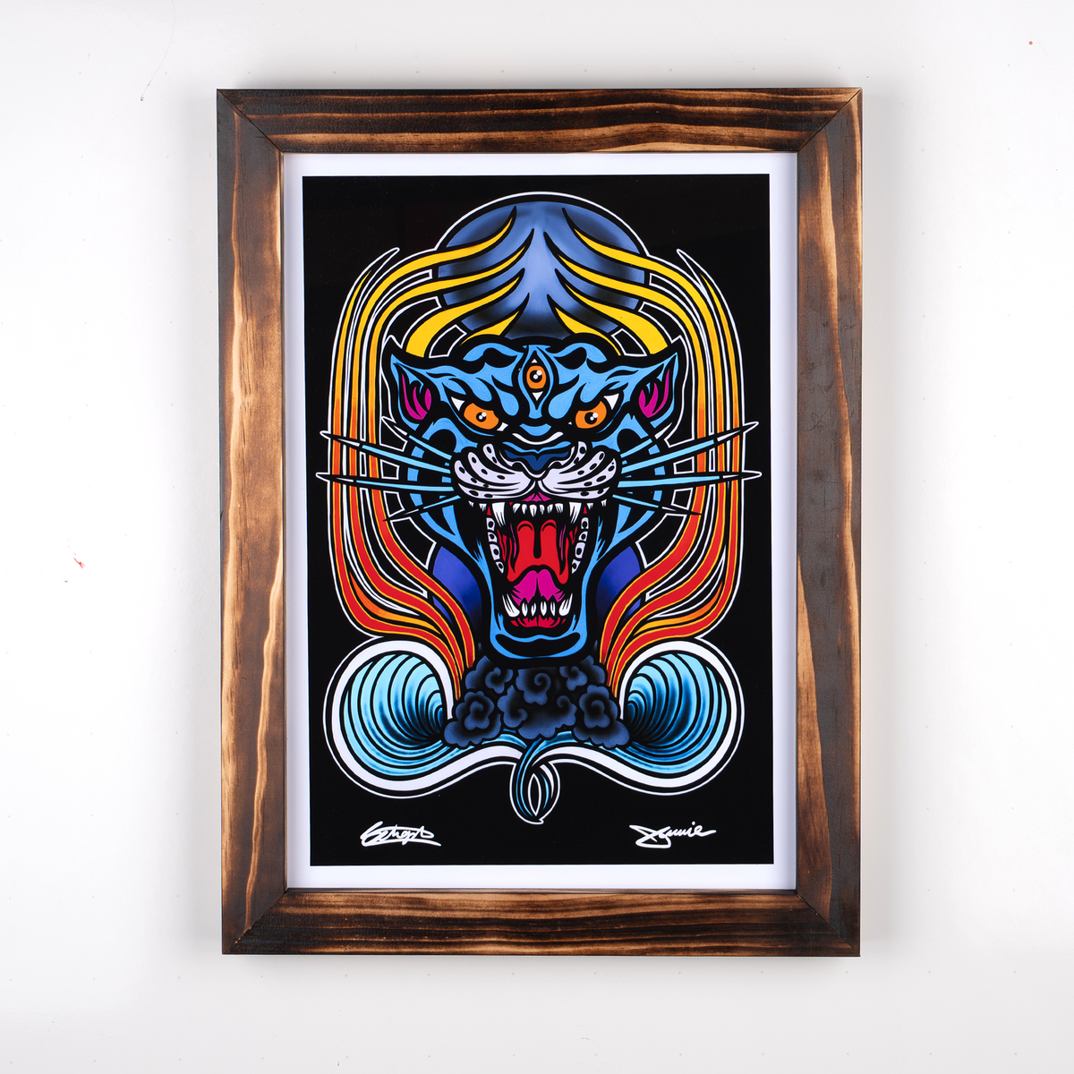 FURY WHIP - FRAMED ART PRINT - OPEN EDITION FIRST RELEASE