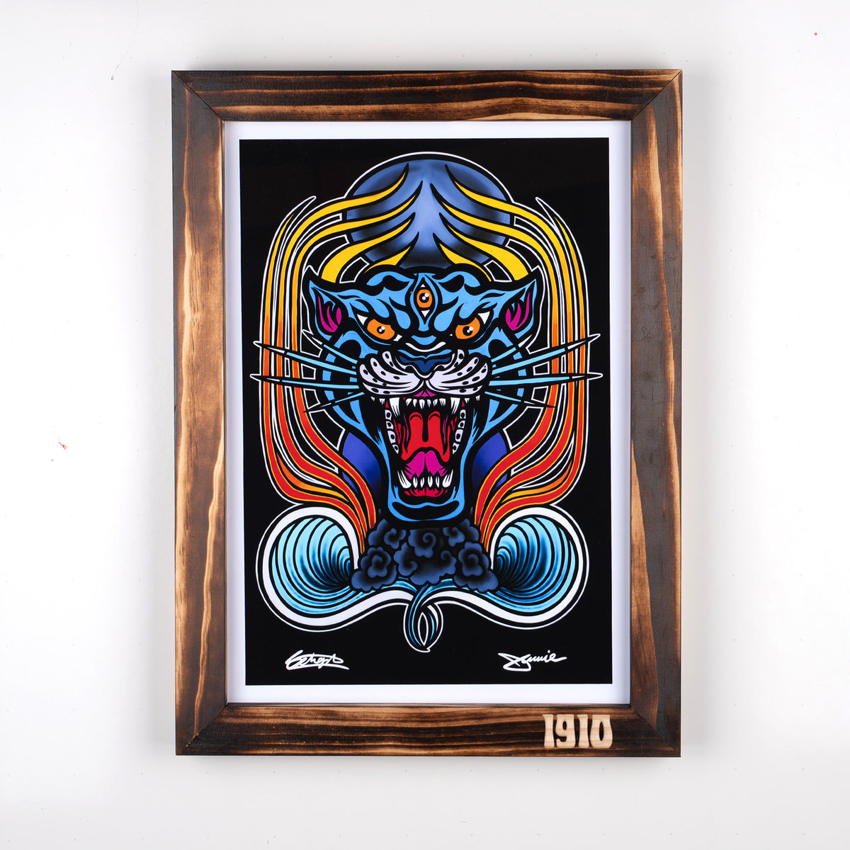 FURY WHIP - FRAMED ART PRINT - OPEN EDITION FIRST RELEASE