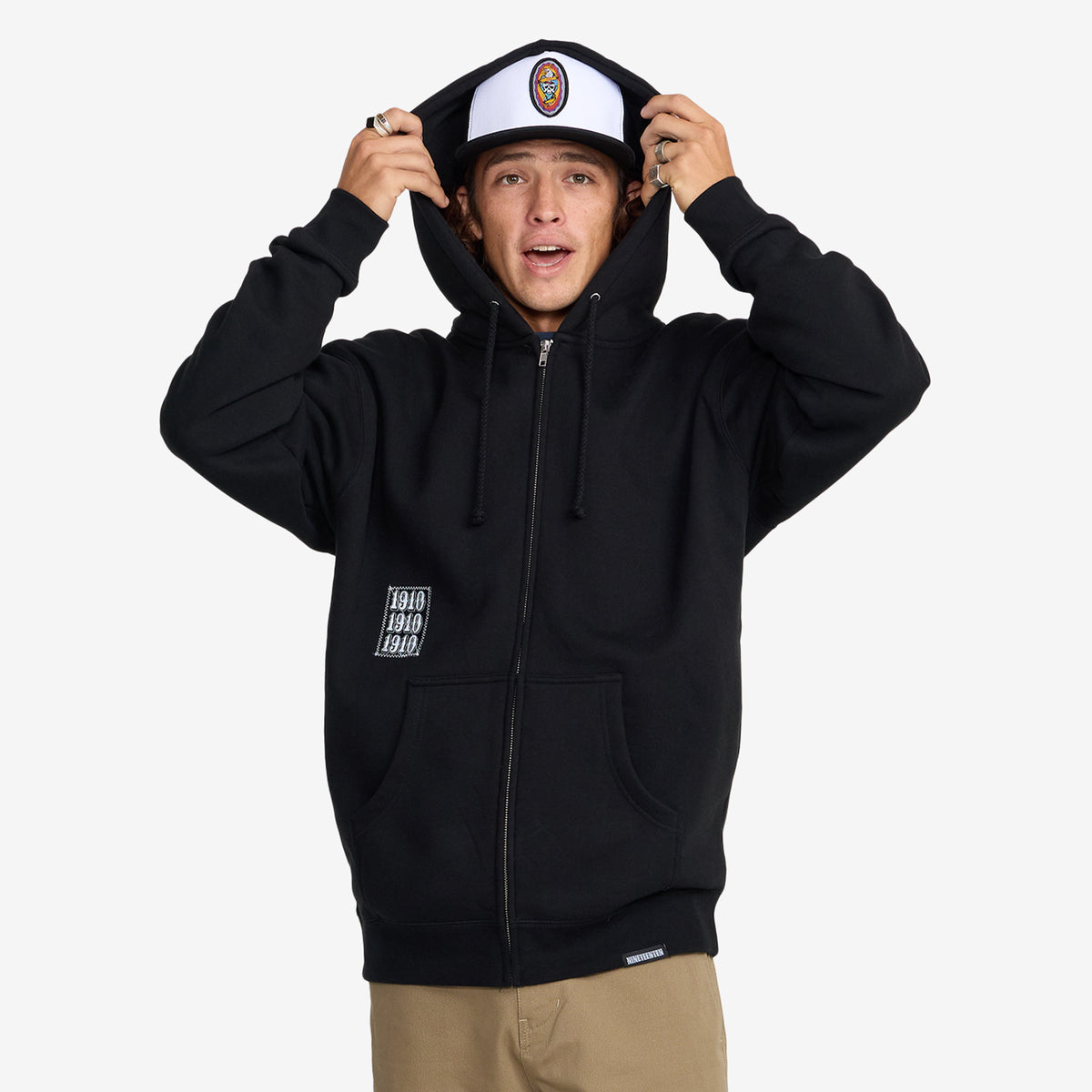 The Holder Zig Zag Zip Fleece