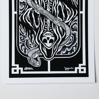 ACE OF SNAKES - OPEN EDITION FIRST RELEASE PRINT