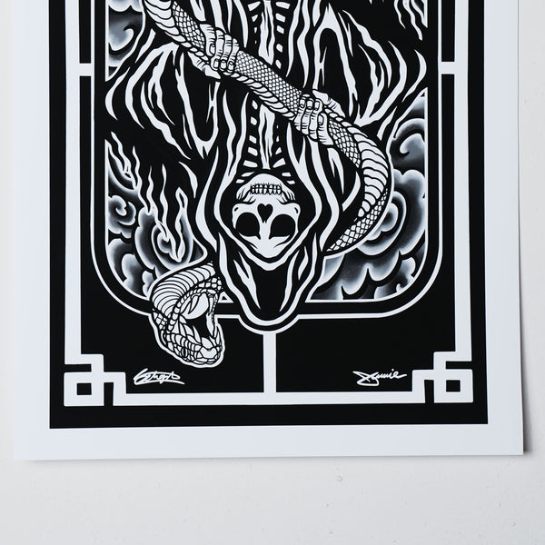ACE OF SNAKES - OPEN EDITION FIRST RELEASE PRINT