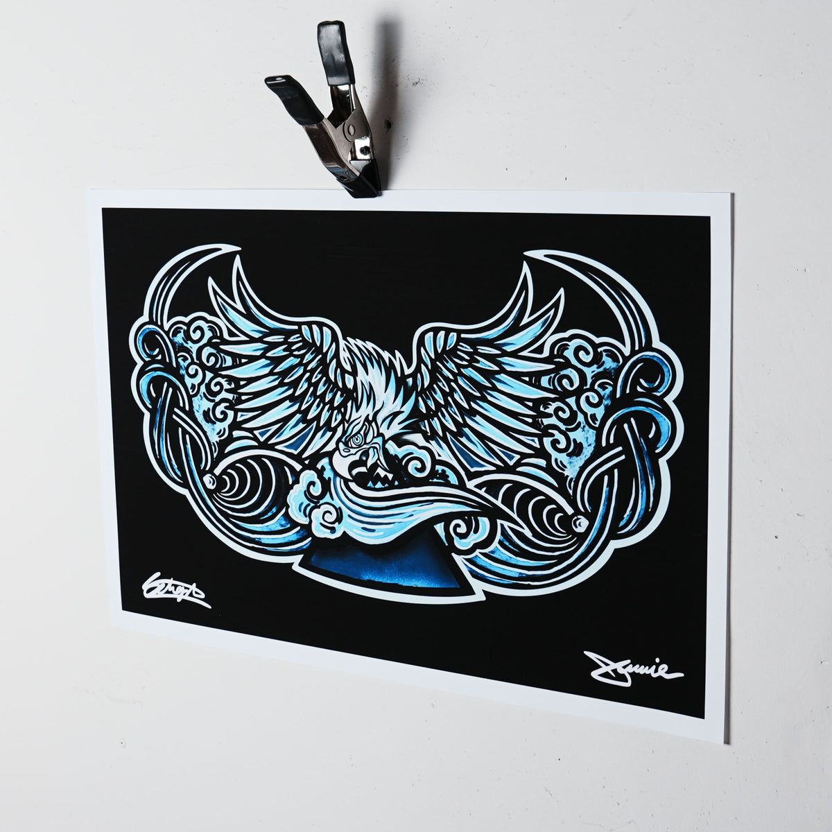 EAGLES NEVER DIE - OPEN EDITION FIRST RELEASE PRINT