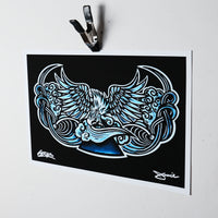 EAGLES NEVER DIE - OPEN EDITION FIRST RELEASE PRINT