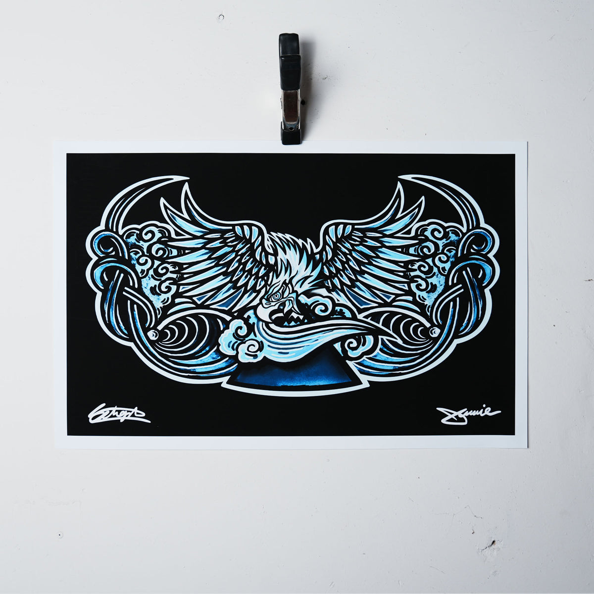 EAGLES NEVER DIE - OPEN EDITION FIRST RELEASE PRINT