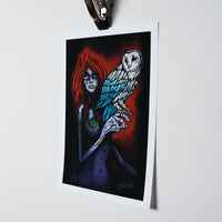 OWL W/ MUSE - OPEN EDITION FIRST RELEASE PRINT