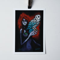 OWL W/ MUSE - OPEN EDITION FIRST RELEASE PRINT