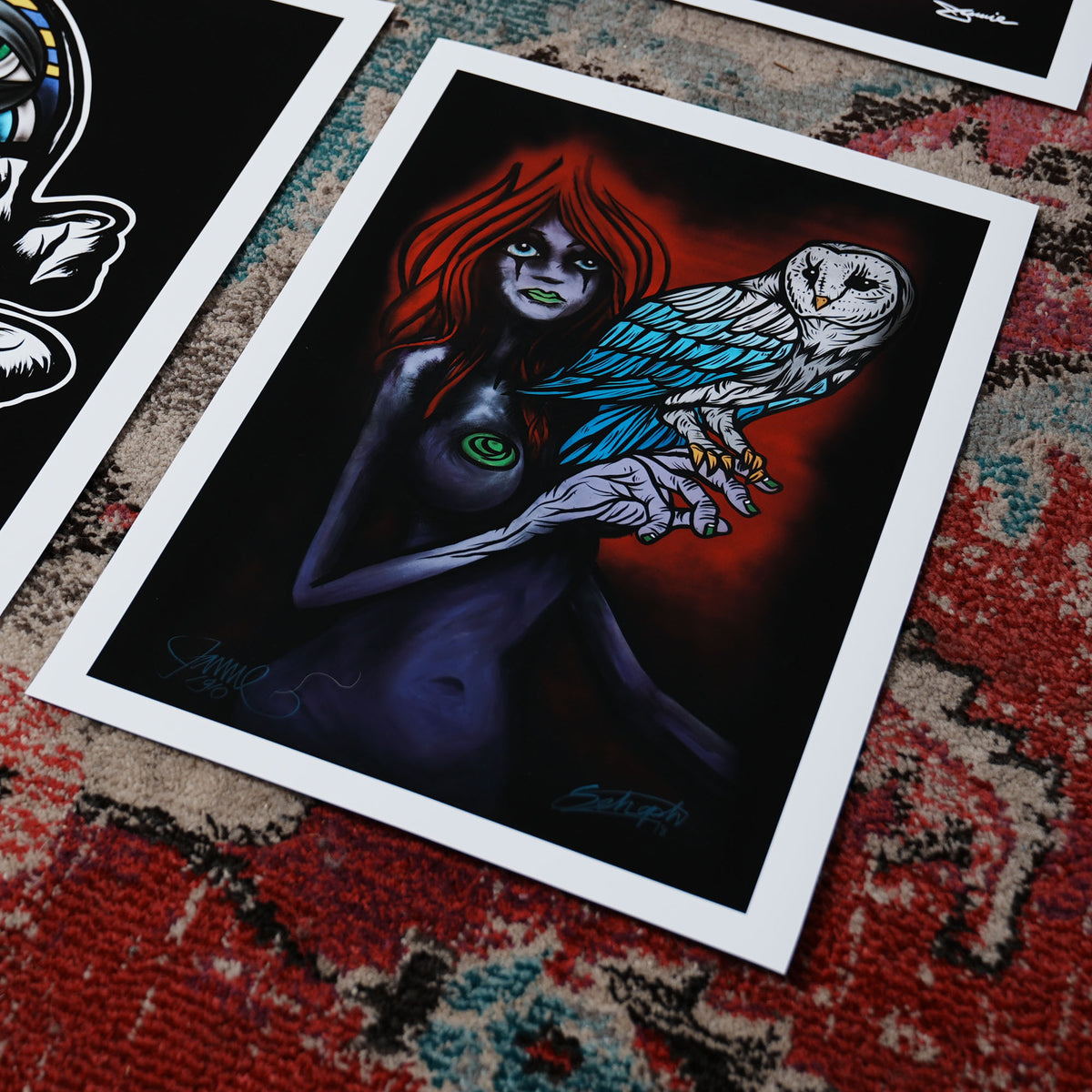 OWL W/ MUSE - OPEN EDITION FIRST RELEASE PRINT