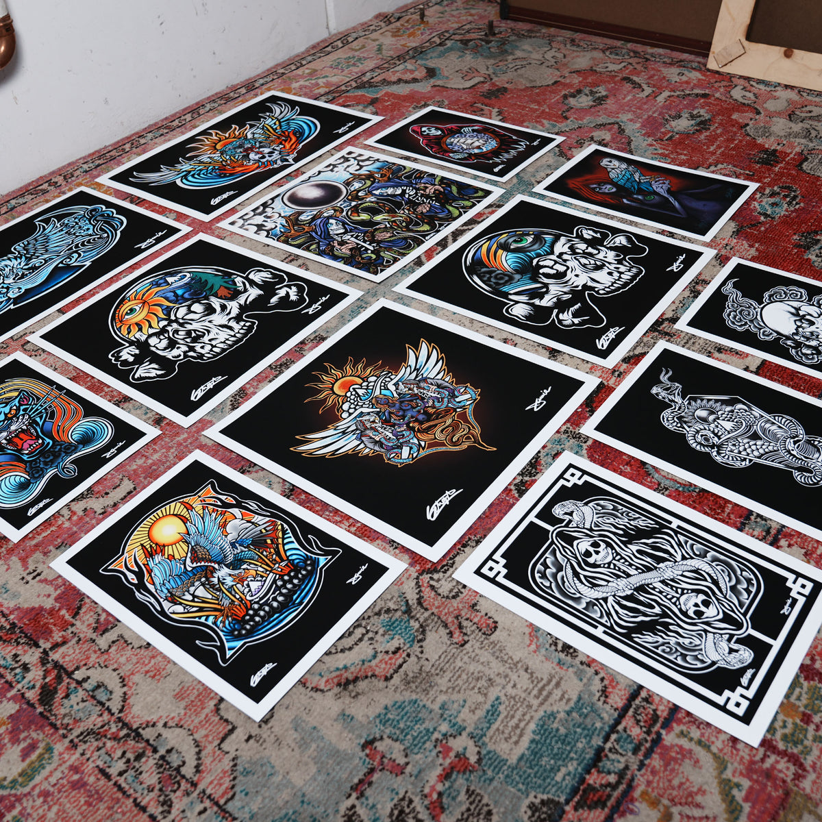 OWL W/ MUSE - OPEN EDITION FIRST RELEASE PRINT