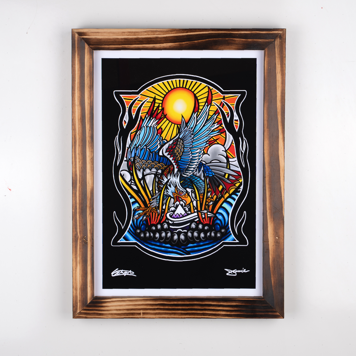 OJO ROJO - FRAMED ART PRINT - OPEN EDITION FIRST RELEASE