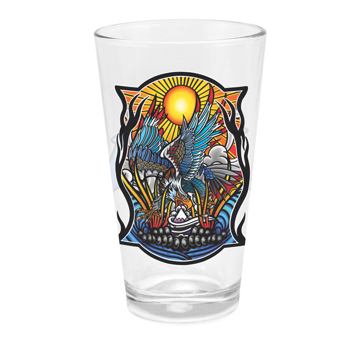 Rojo Snakes Pint Glass Set