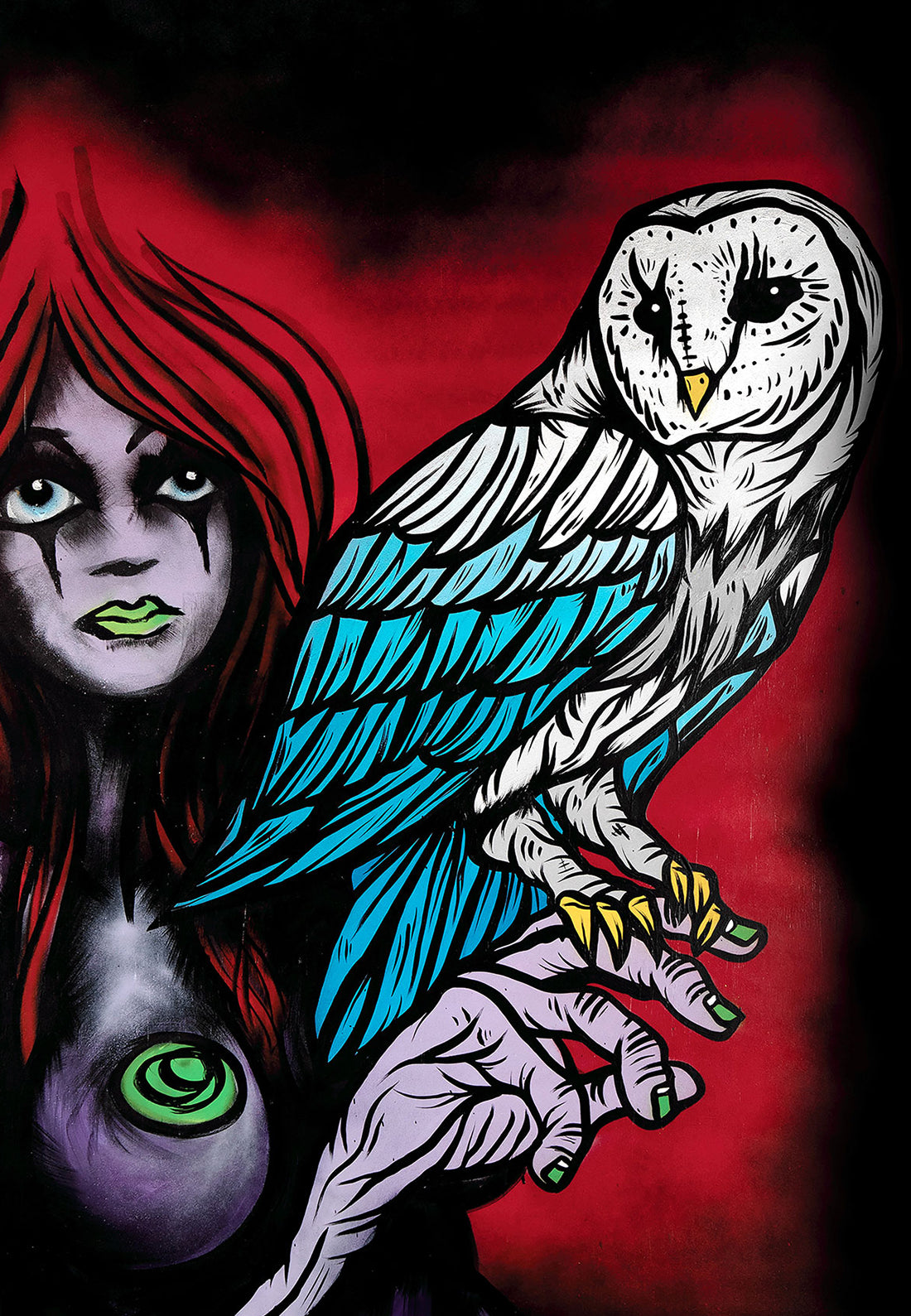 Owl w/ Muse - OPEN EDITION